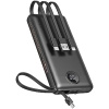 VEEKTOMX Portable Charger with Built in Cables 10000mAh, USB C Power Bank for iPhone, Small Travel Battery Pack, Slim USB C iPhone Charger Compatible with iPhone, Samsung, Android Devices for Travel